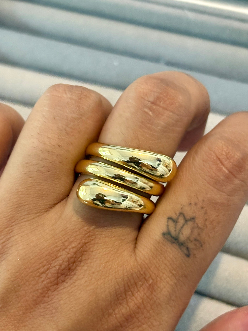 Triple Tide Ring