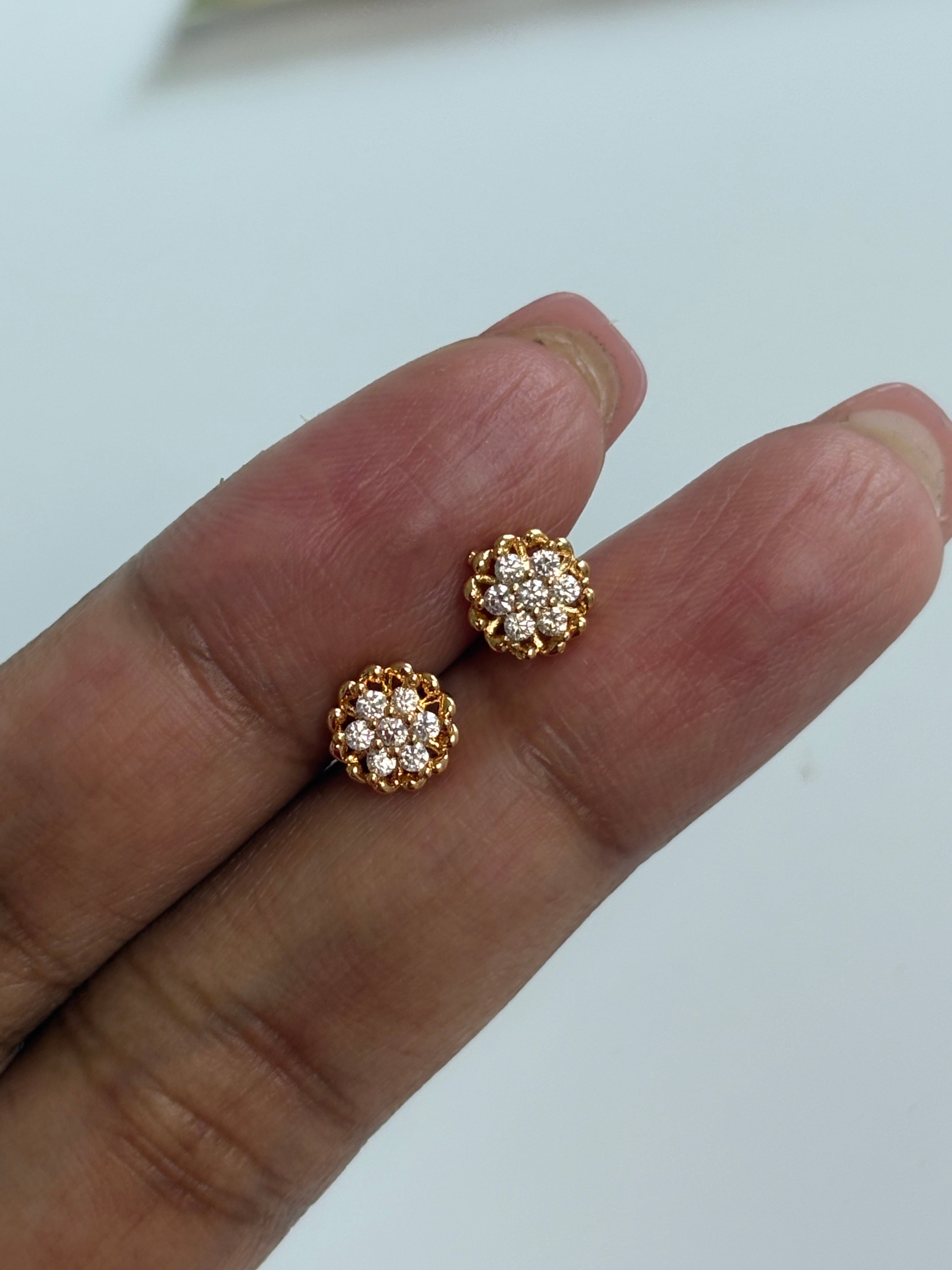 Flora Ballback studs