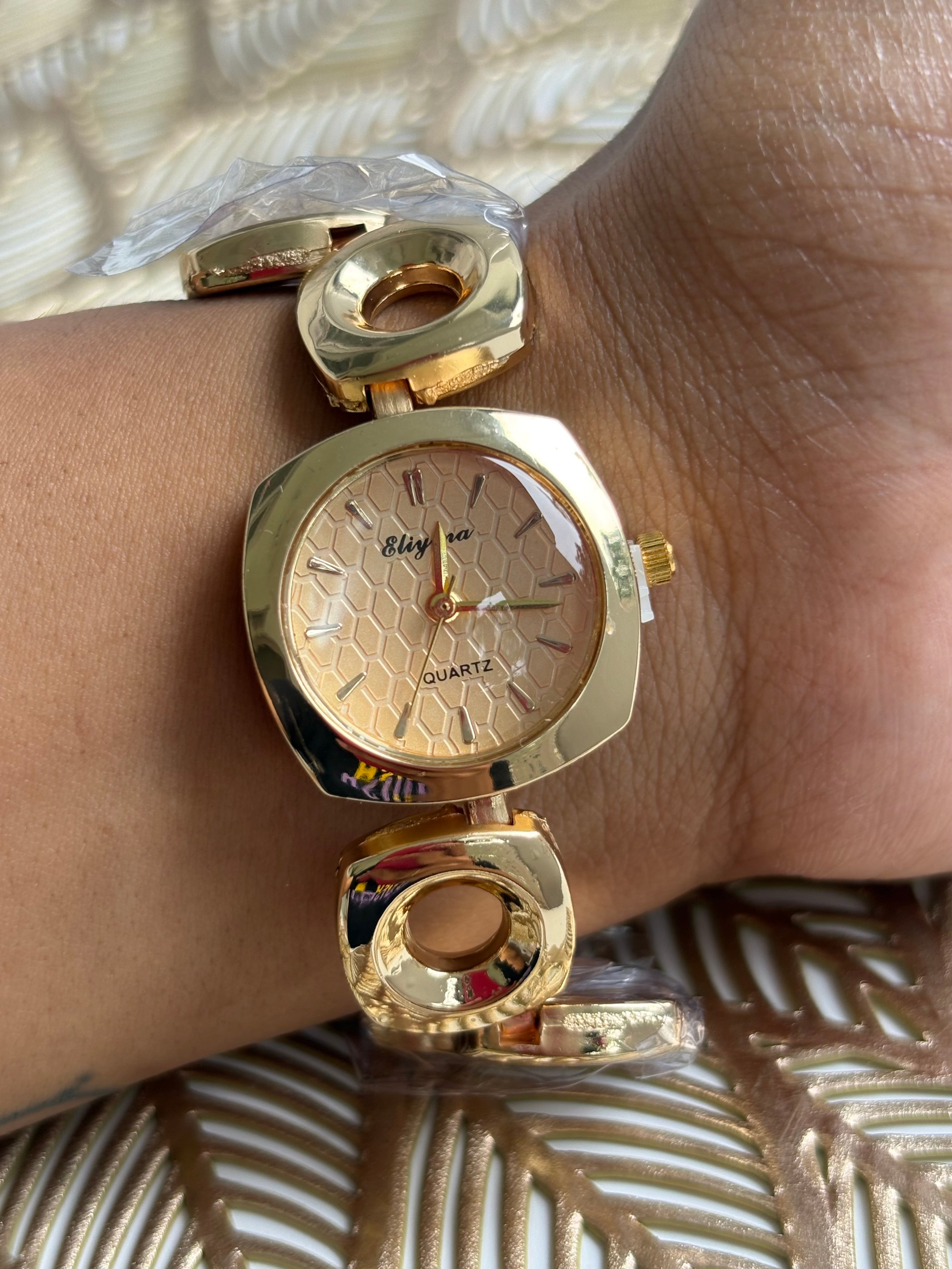 Golden Halo Watch - Off white