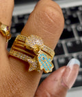 Love & luck charms ring