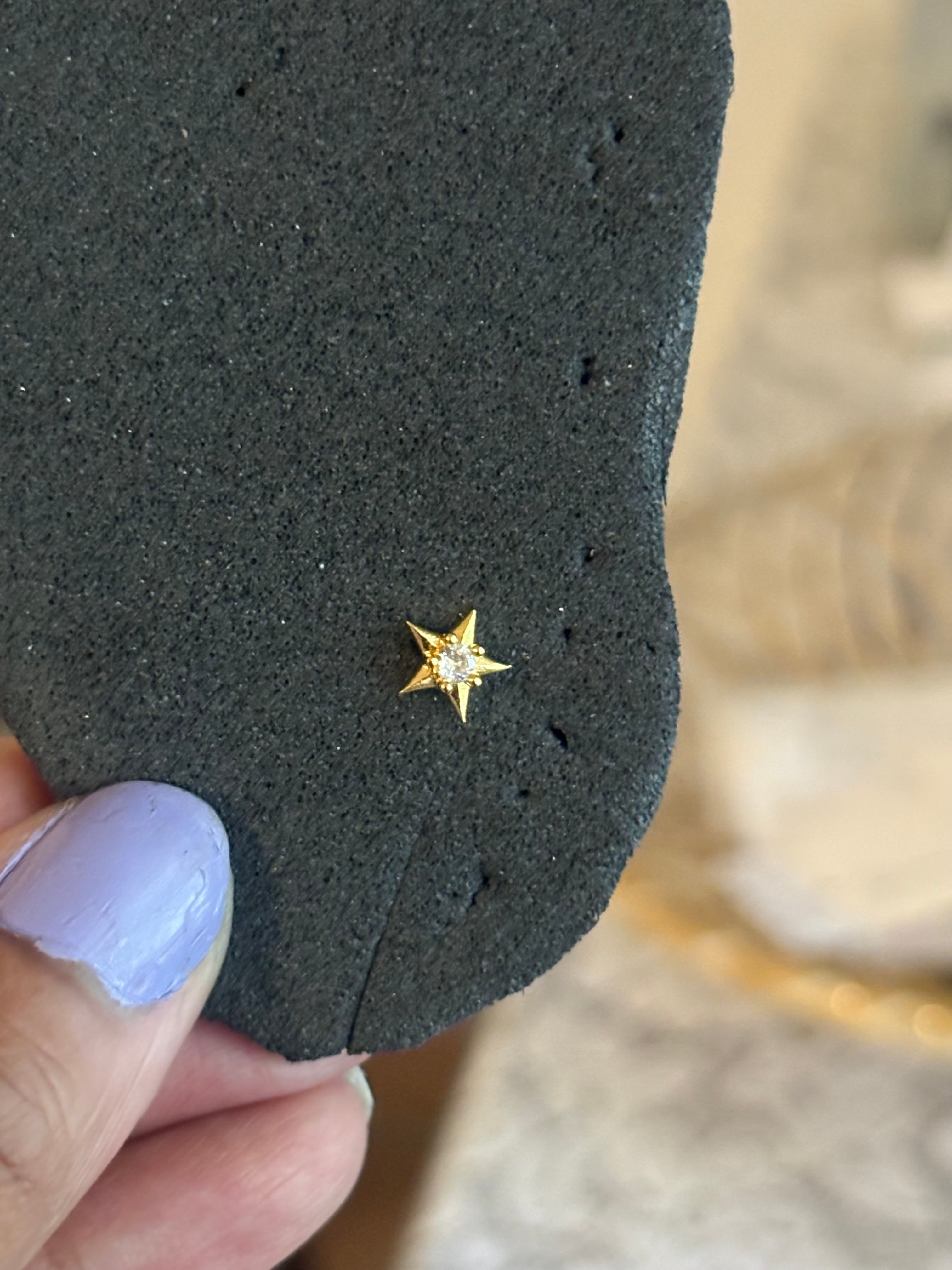 Star Ball Back Studs