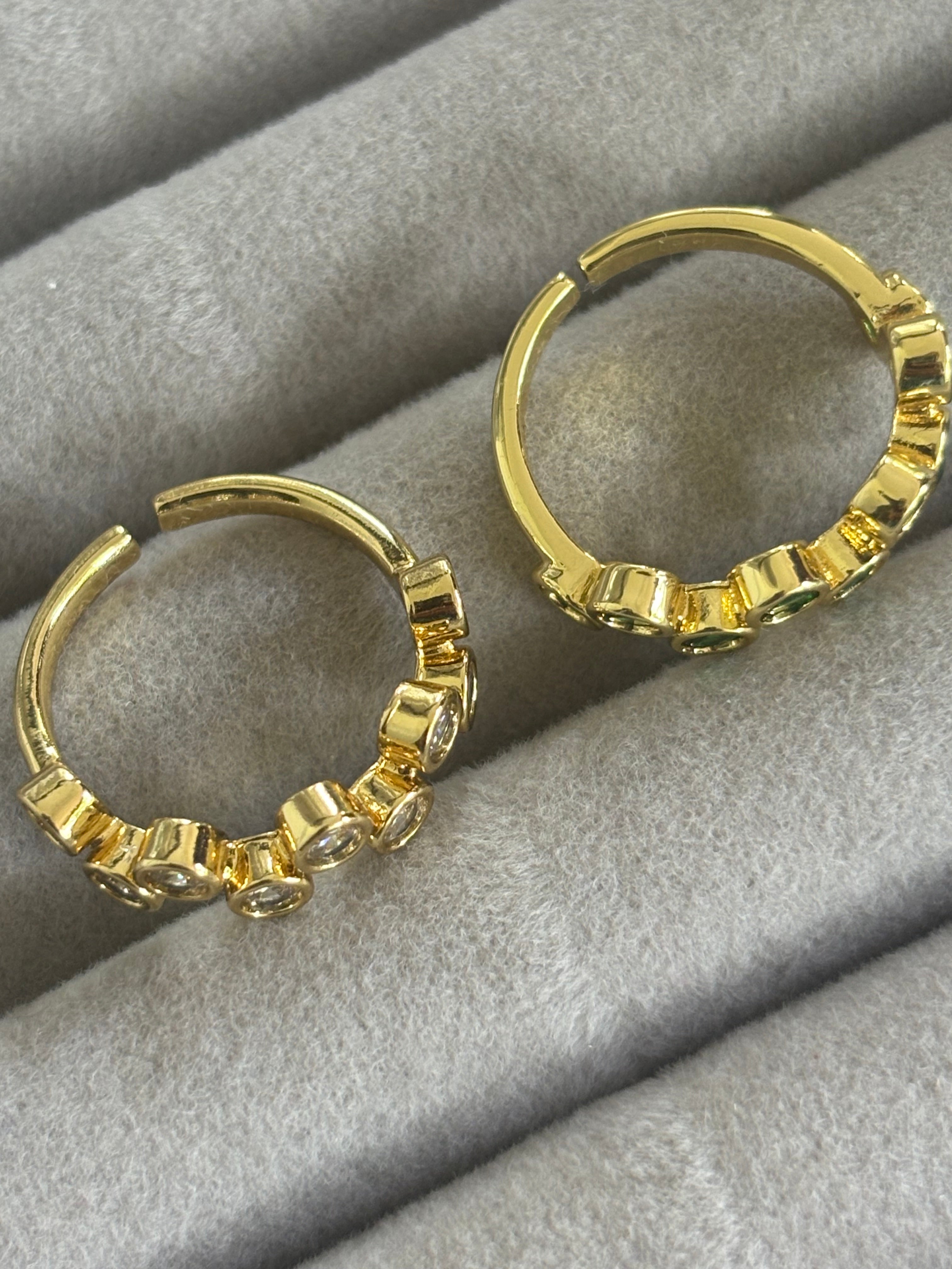Gemini Band Rings