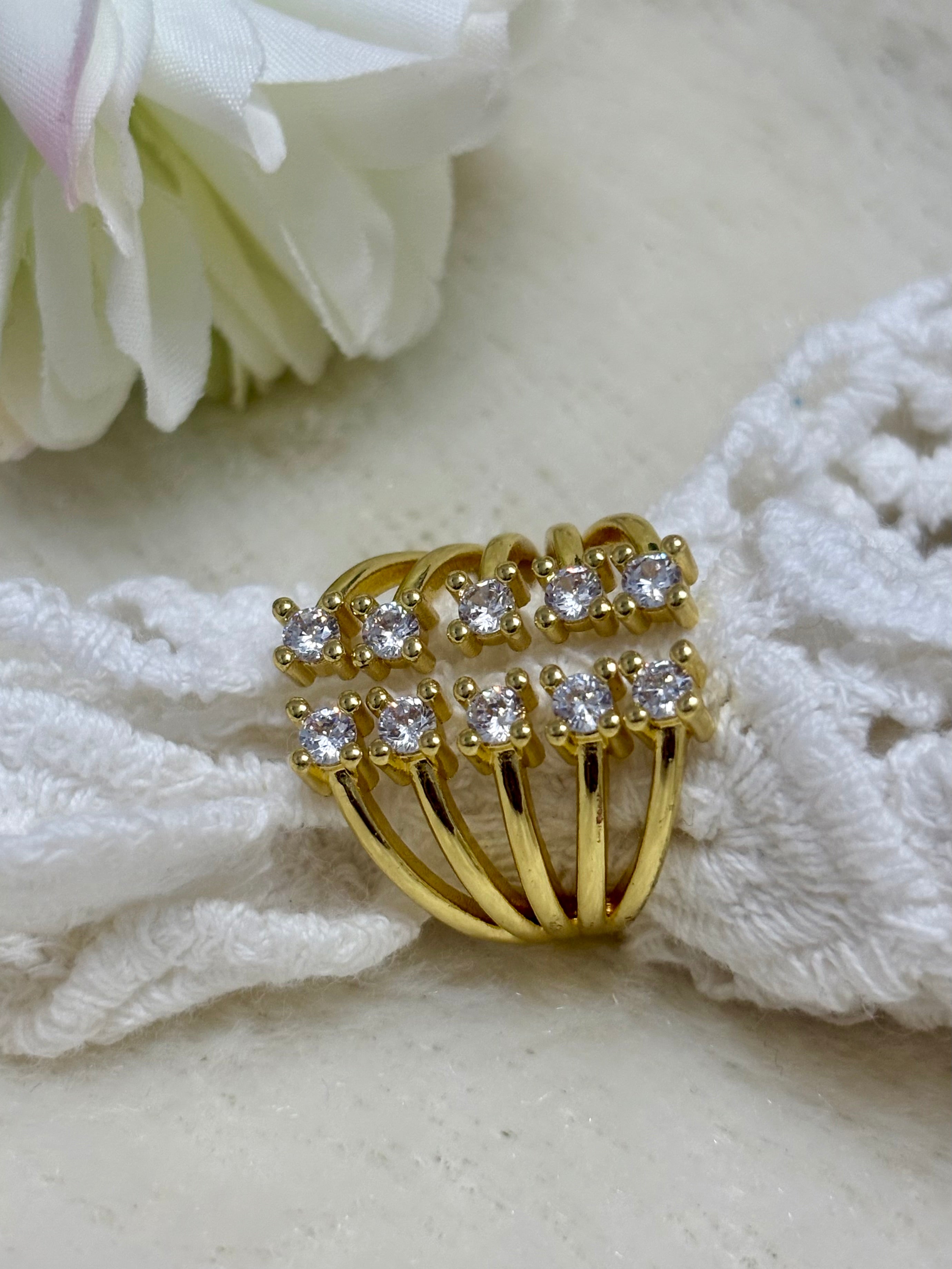 Multilayer Studded Ring