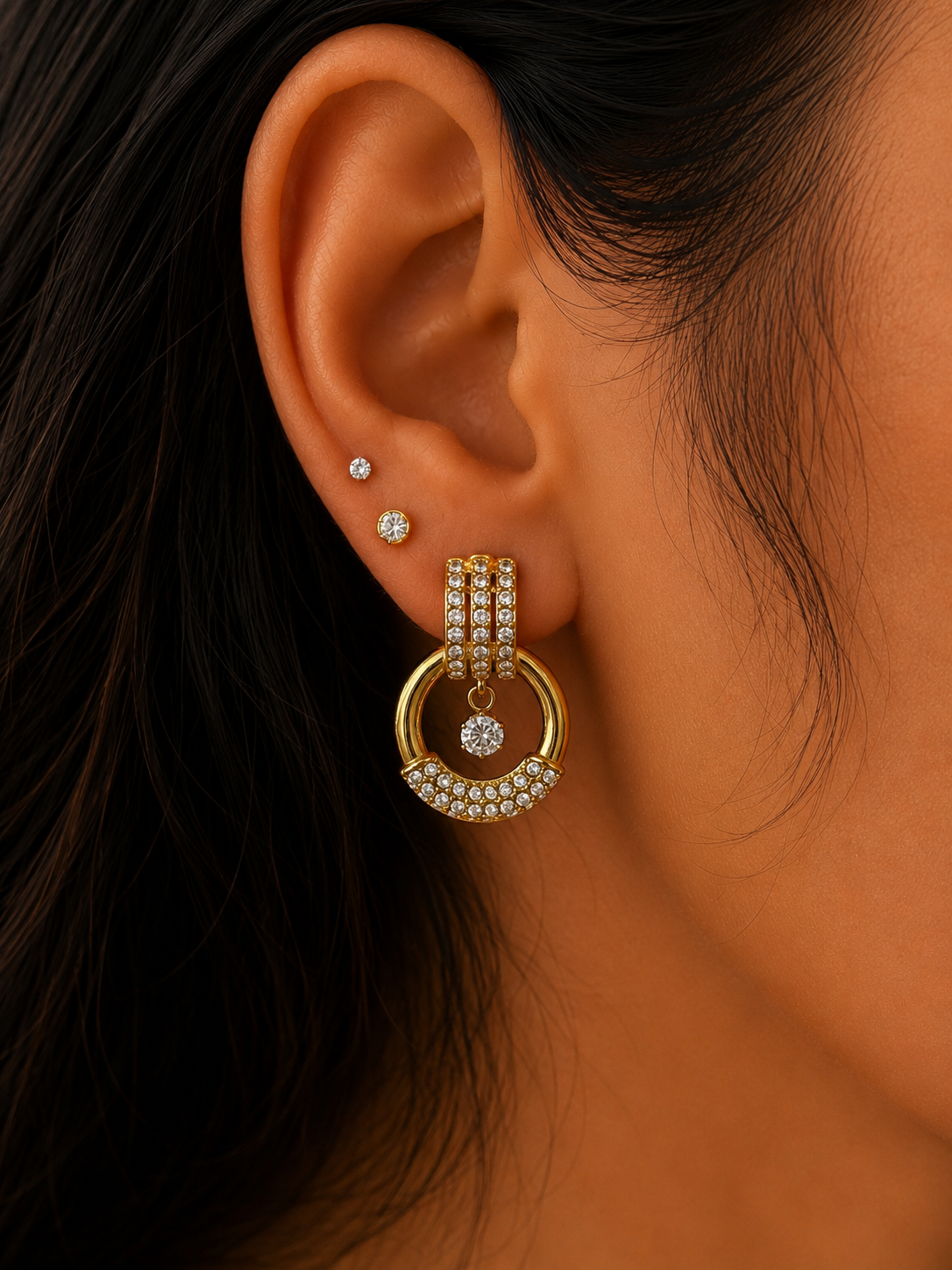 Glamour Loop Studs