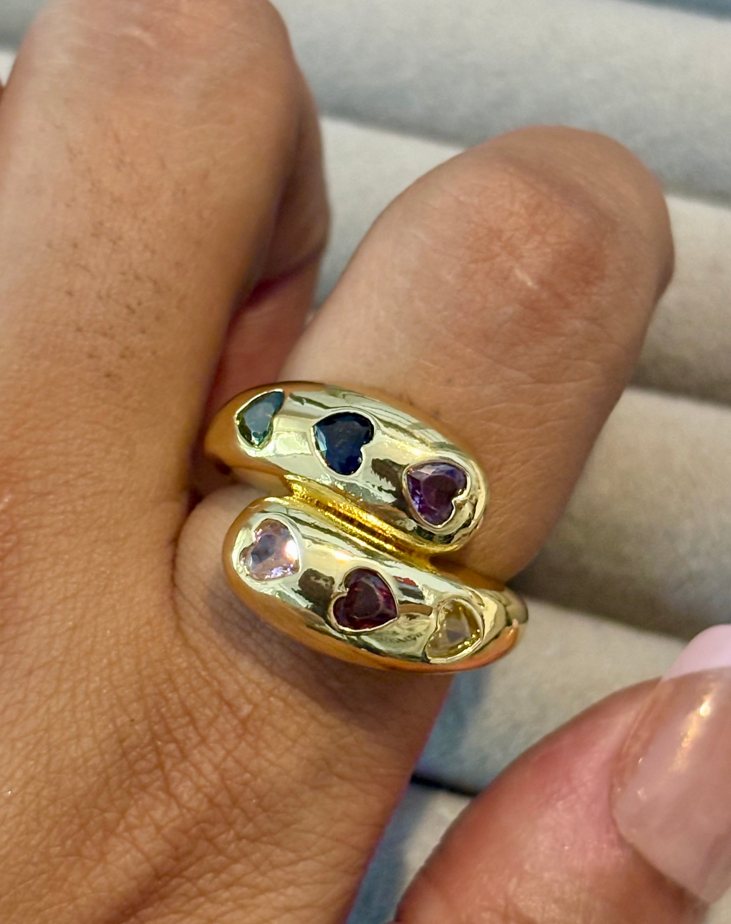 Midnight Mosaic Ring