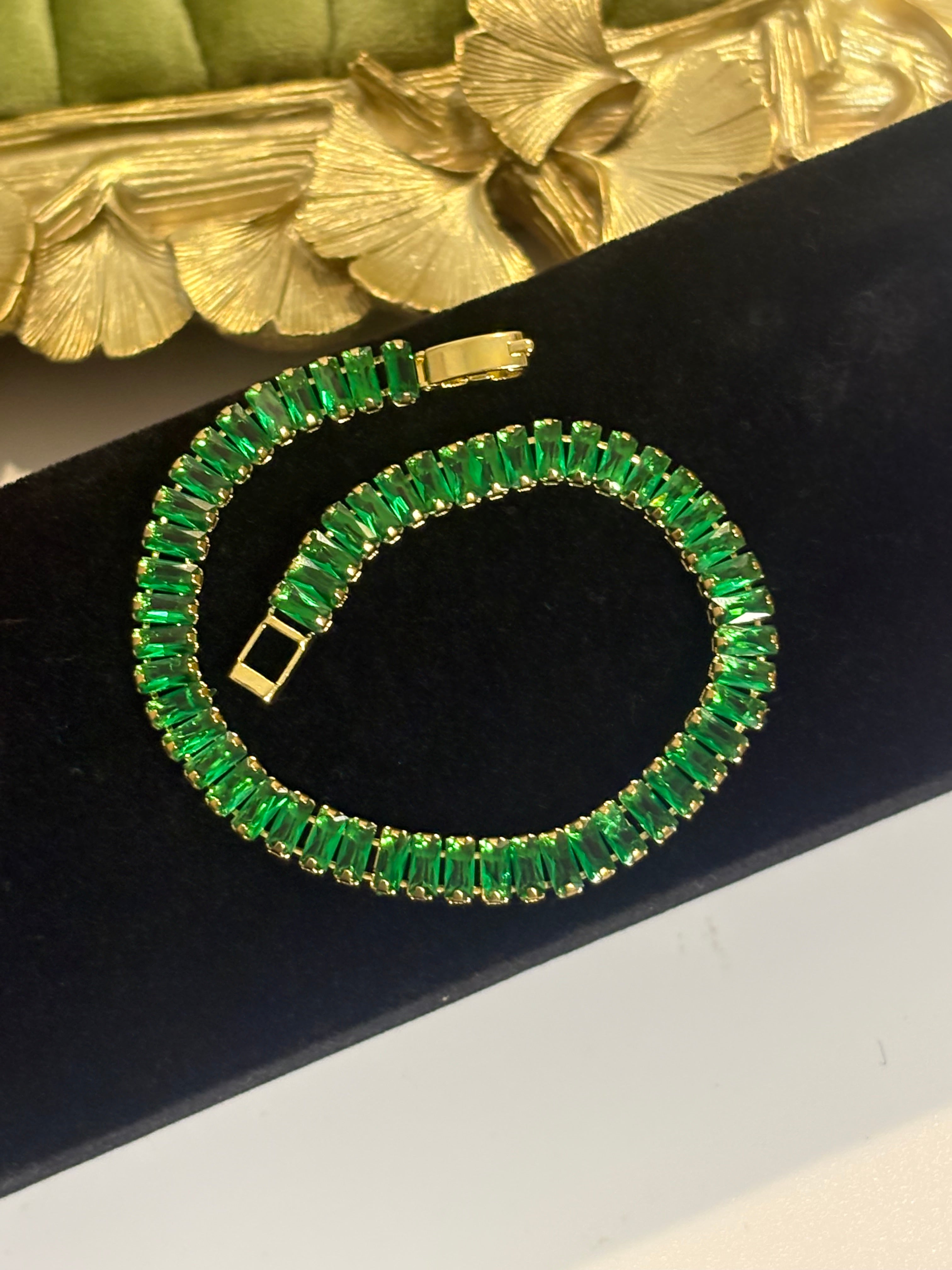 Emerald Tennis Bracelet