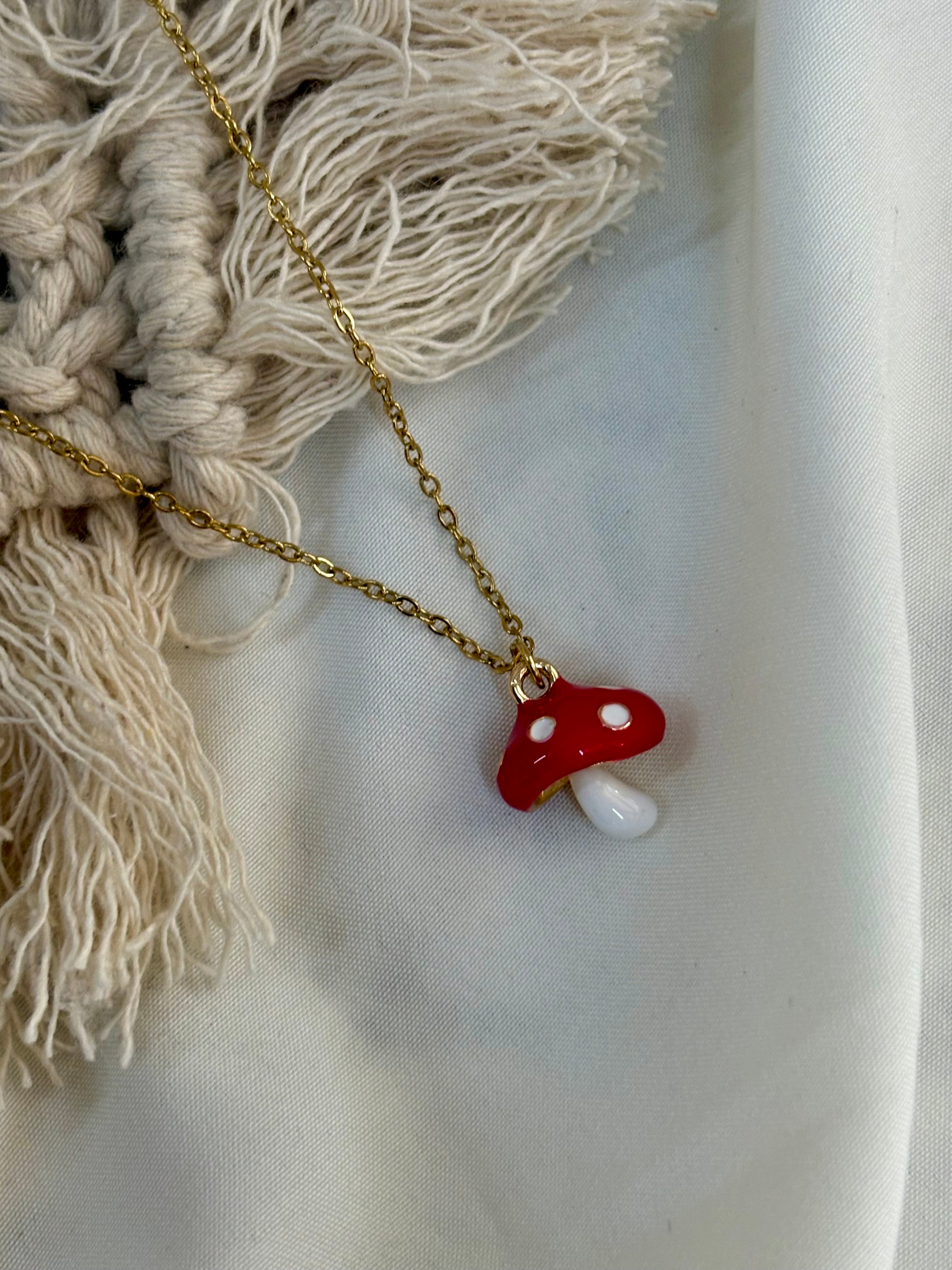 Little Mushroom Necklace