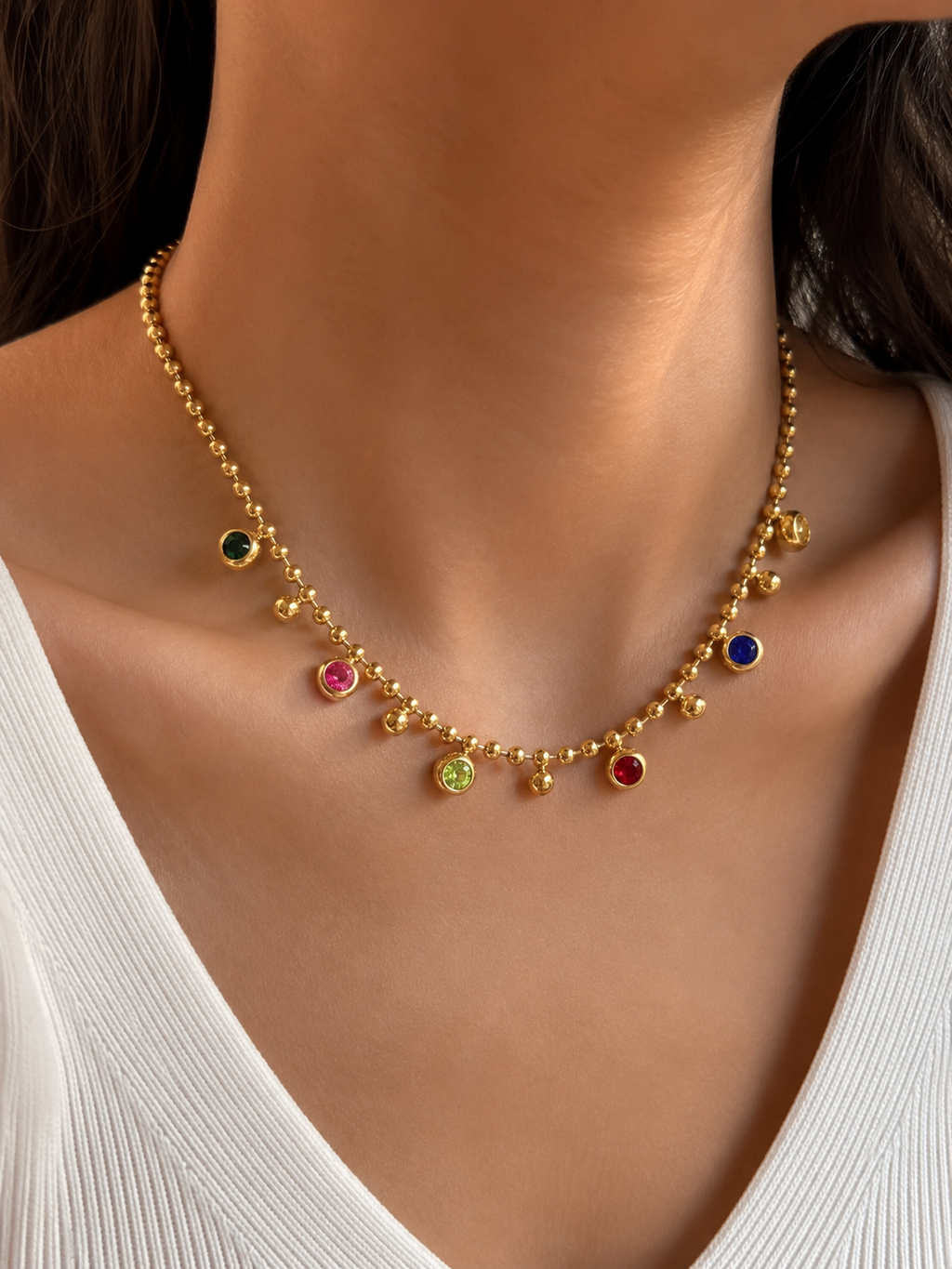 Soleil Dots Necklace