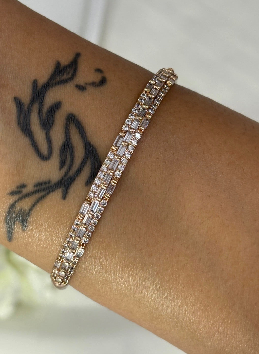 Baguette Luxe Bangle