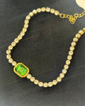 Emerald Solitaire Bracelet