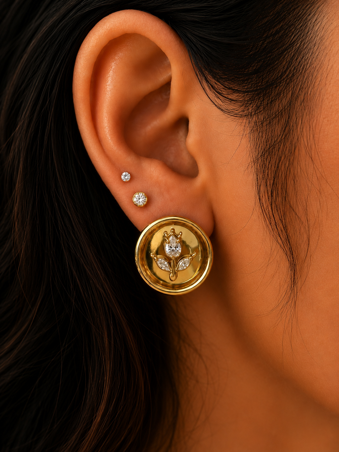 Tulip Bloom Studs