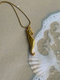 Golden Seahorse Necklace