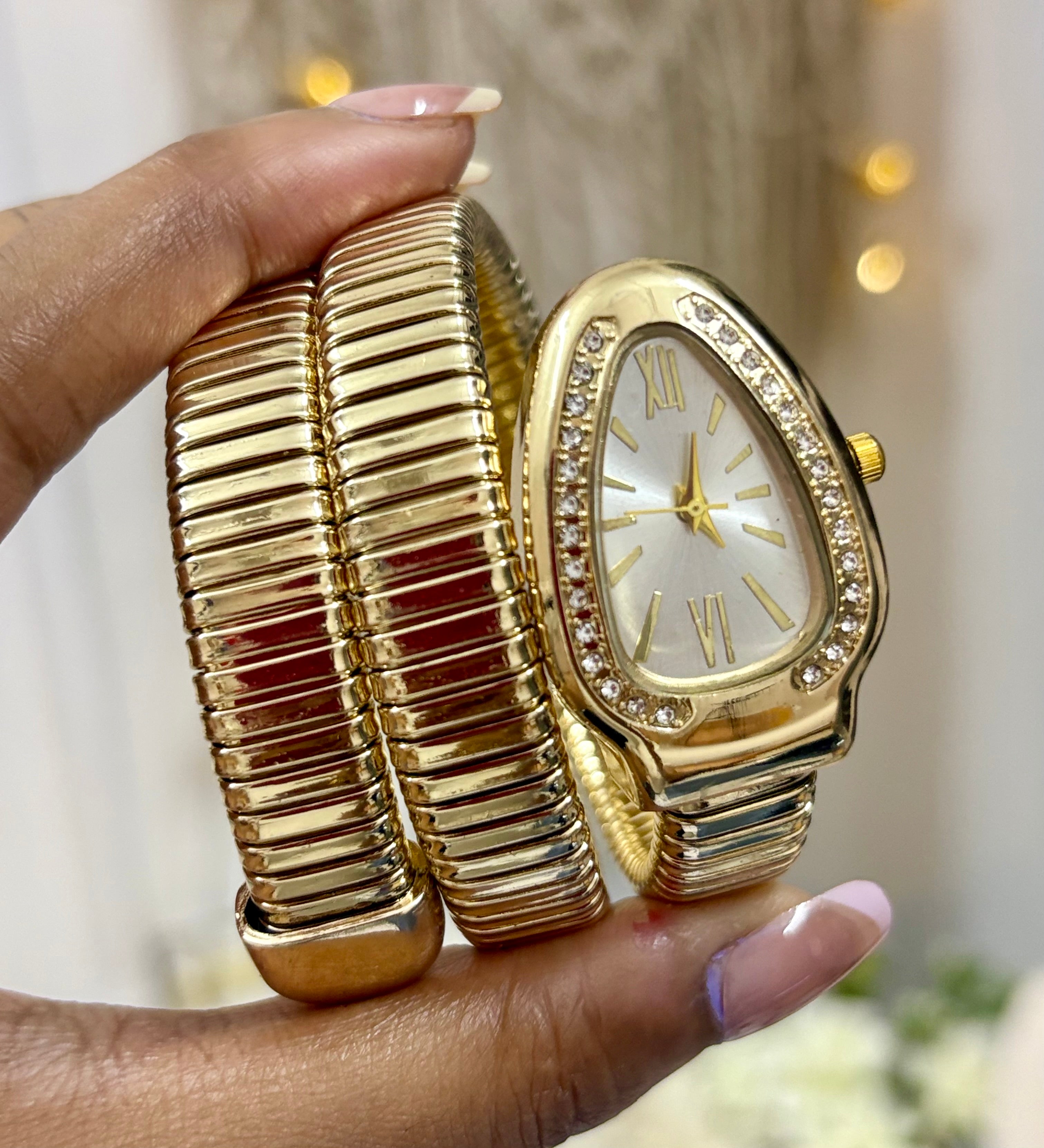 Snake Watch -Rose Gold