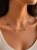 Gem Rain Necklace