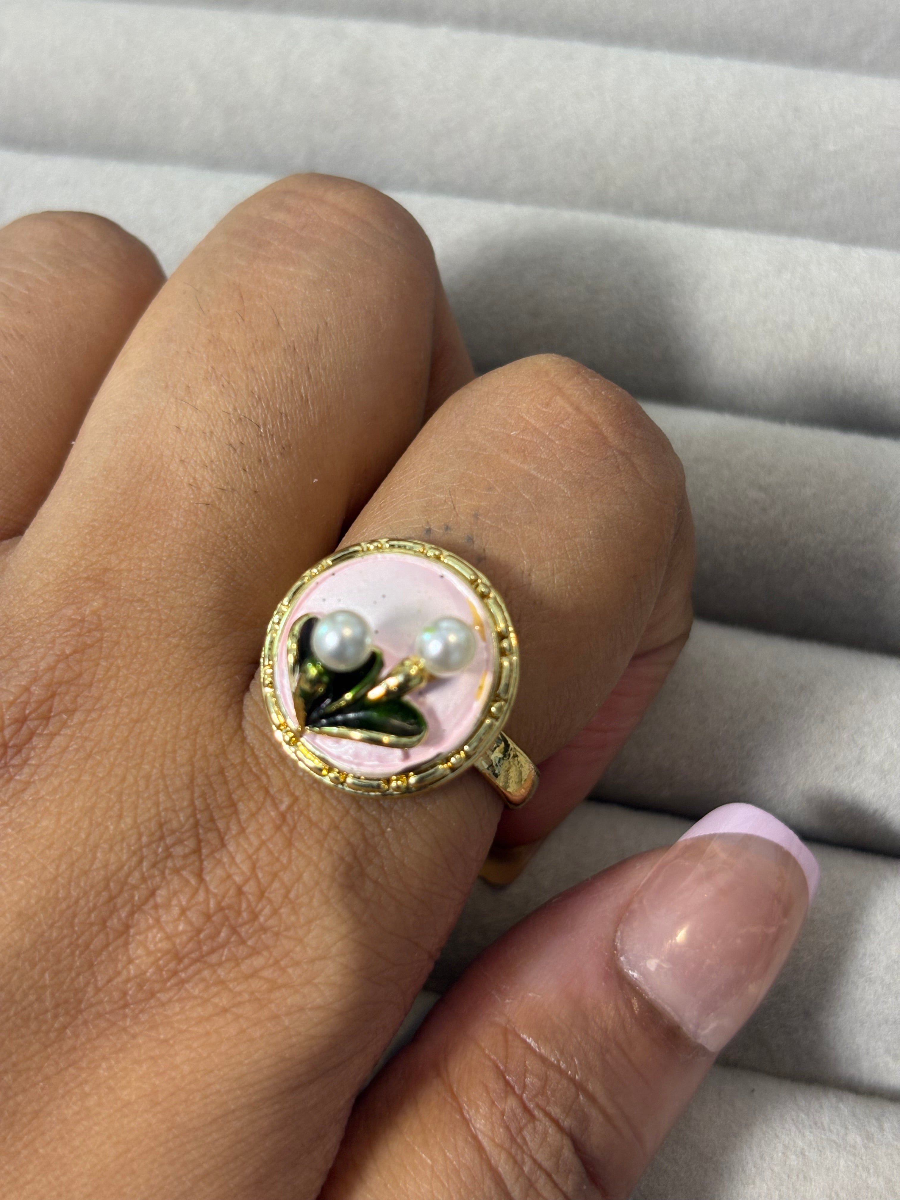 Blush Fern Ring