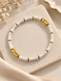 Lucky Bamboo Kada (White )