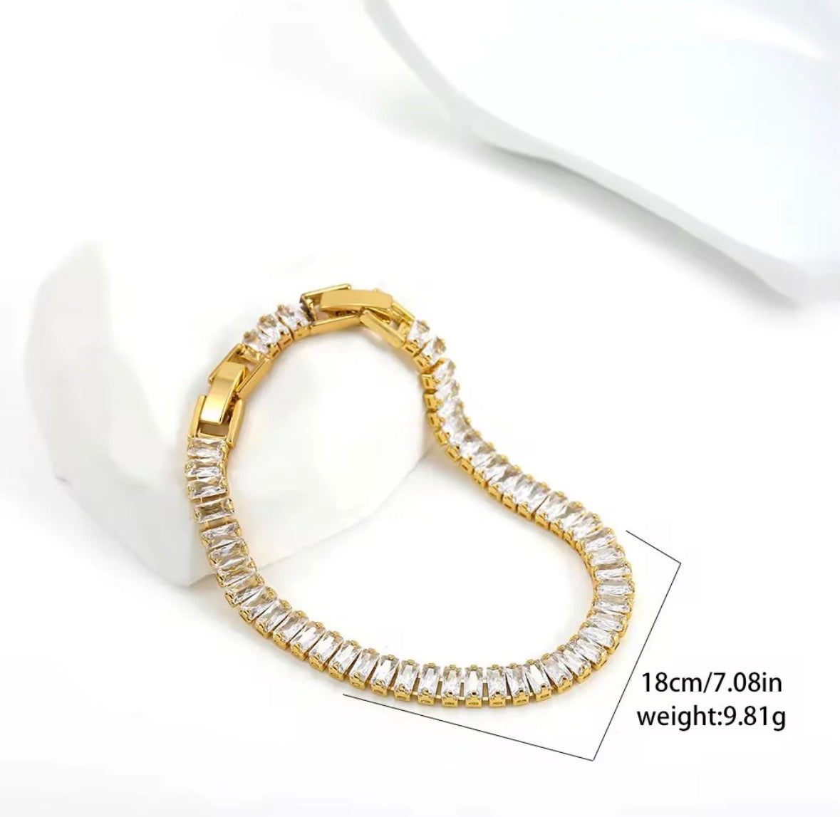 Tennis Bracelet (Slim)