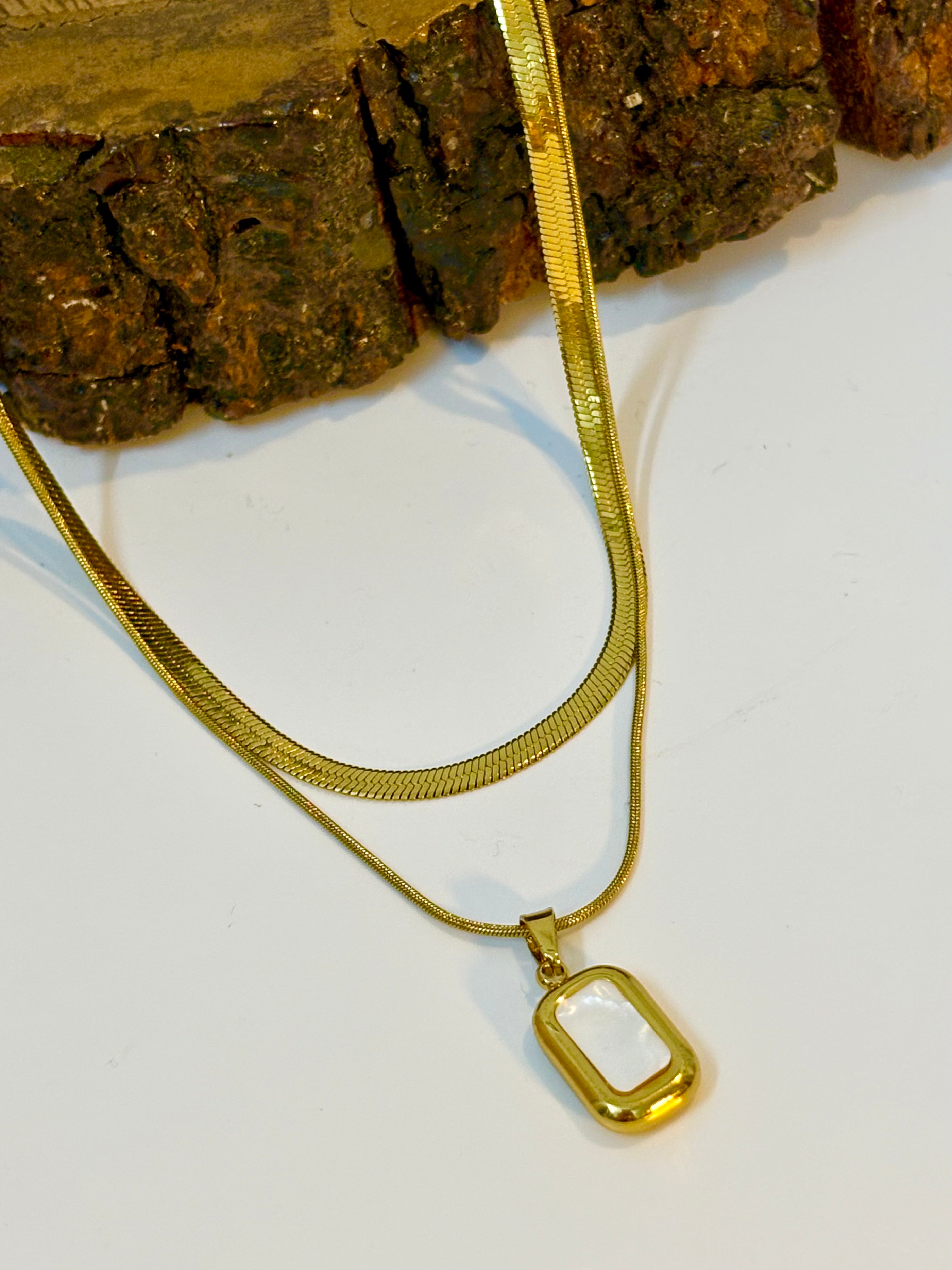 Pearl essence Layered Necklace
