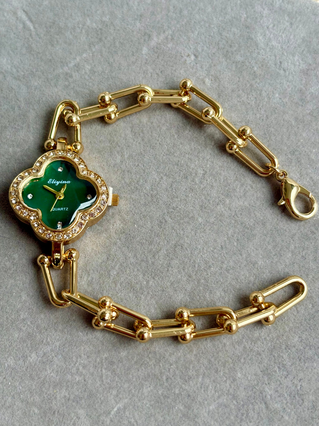 Clover Muse Watch - Green dial