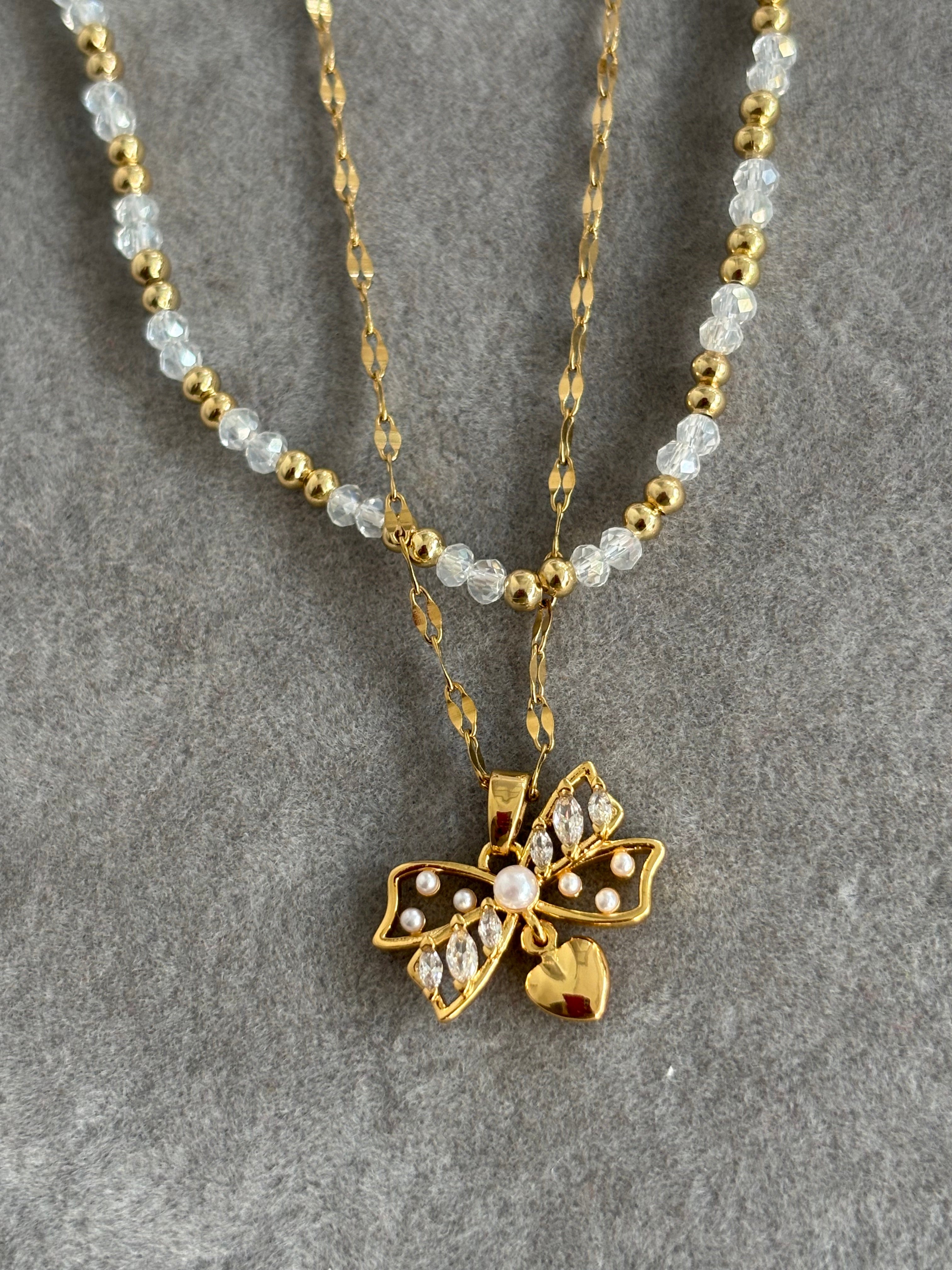 Sweetheart Bow Necklace