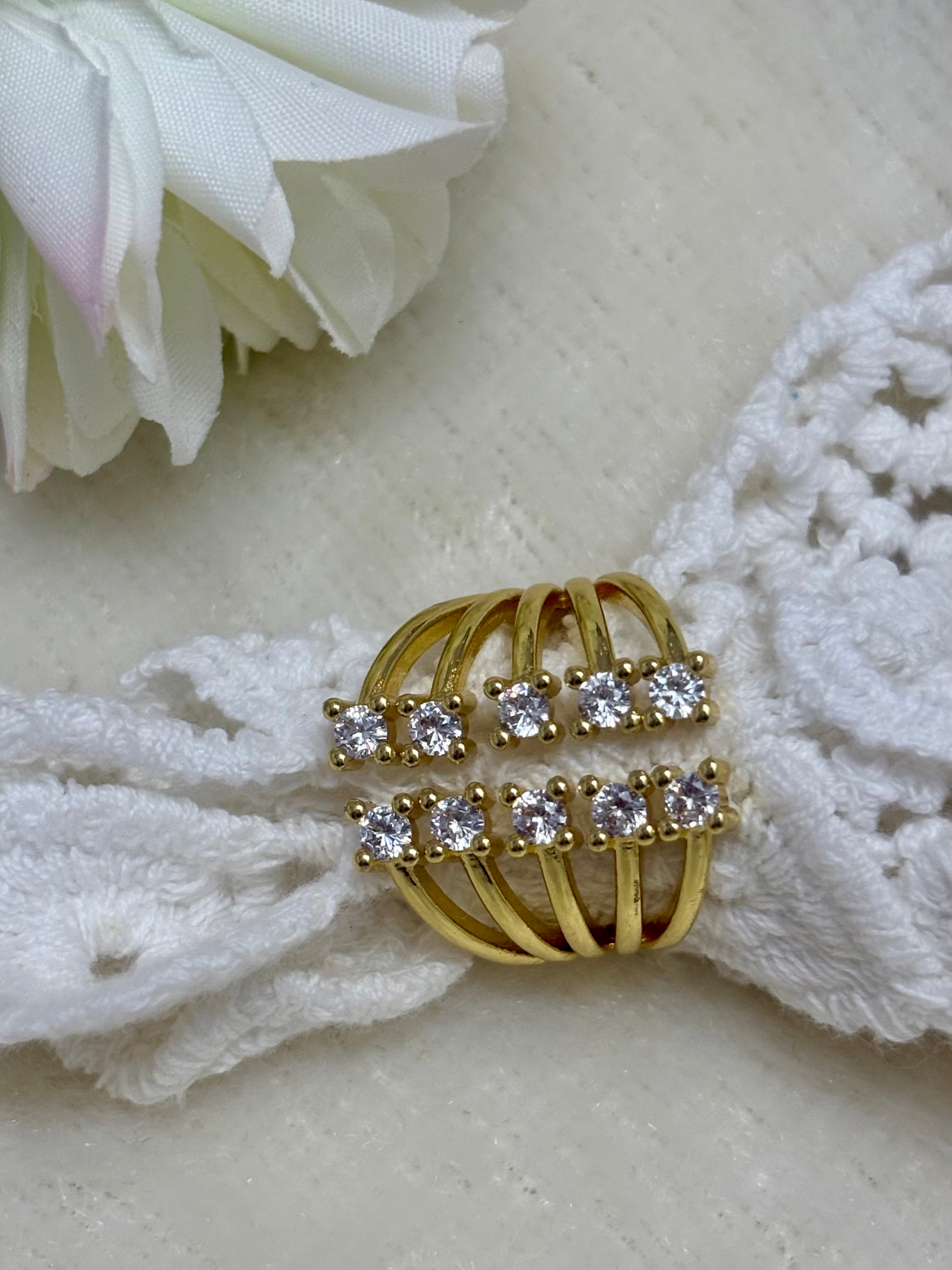 Multilayer Studded Ring