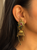 Rajhansini Kashmiri Jhumkas
