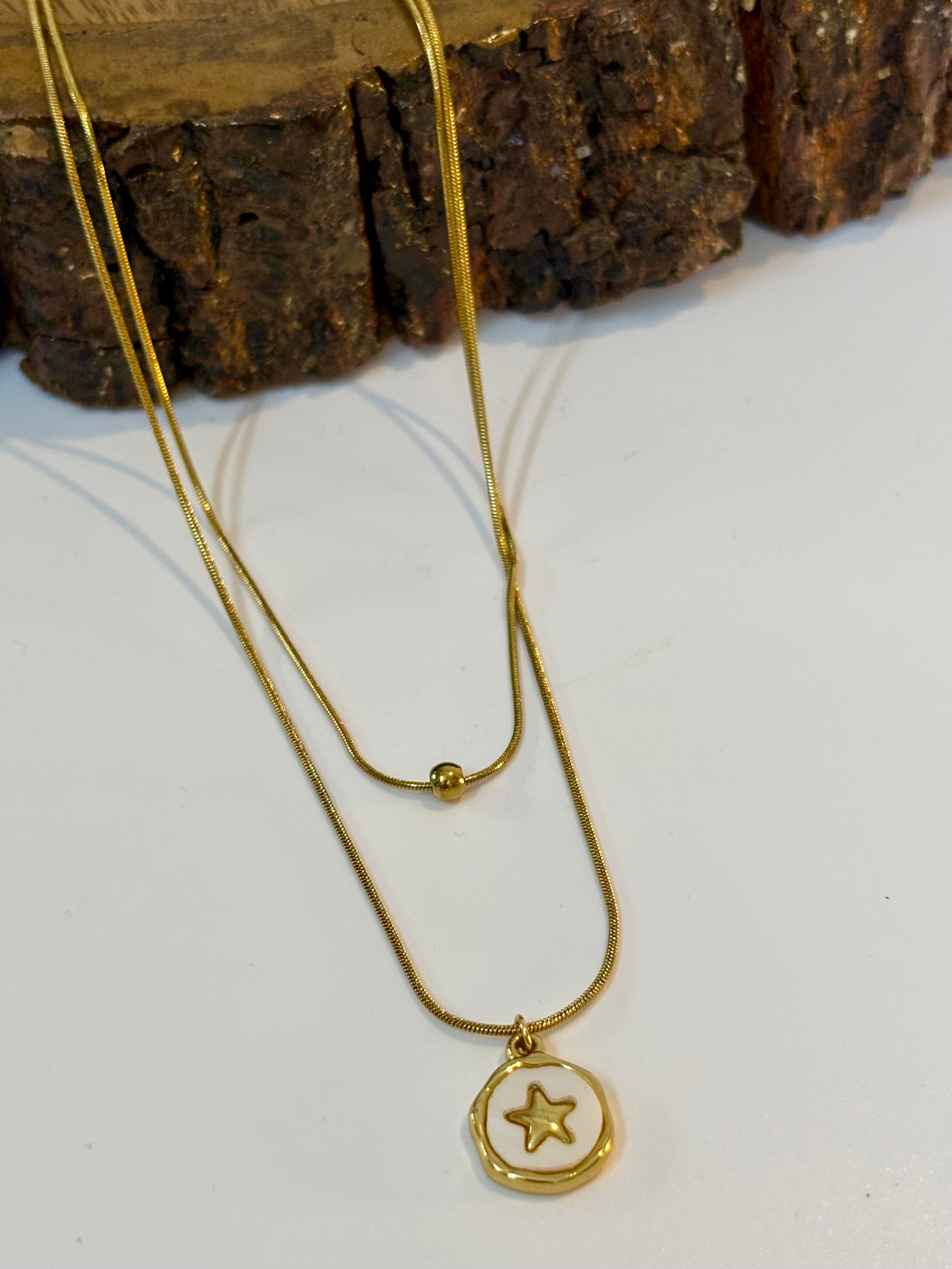 Star Kiss Layered Necklace