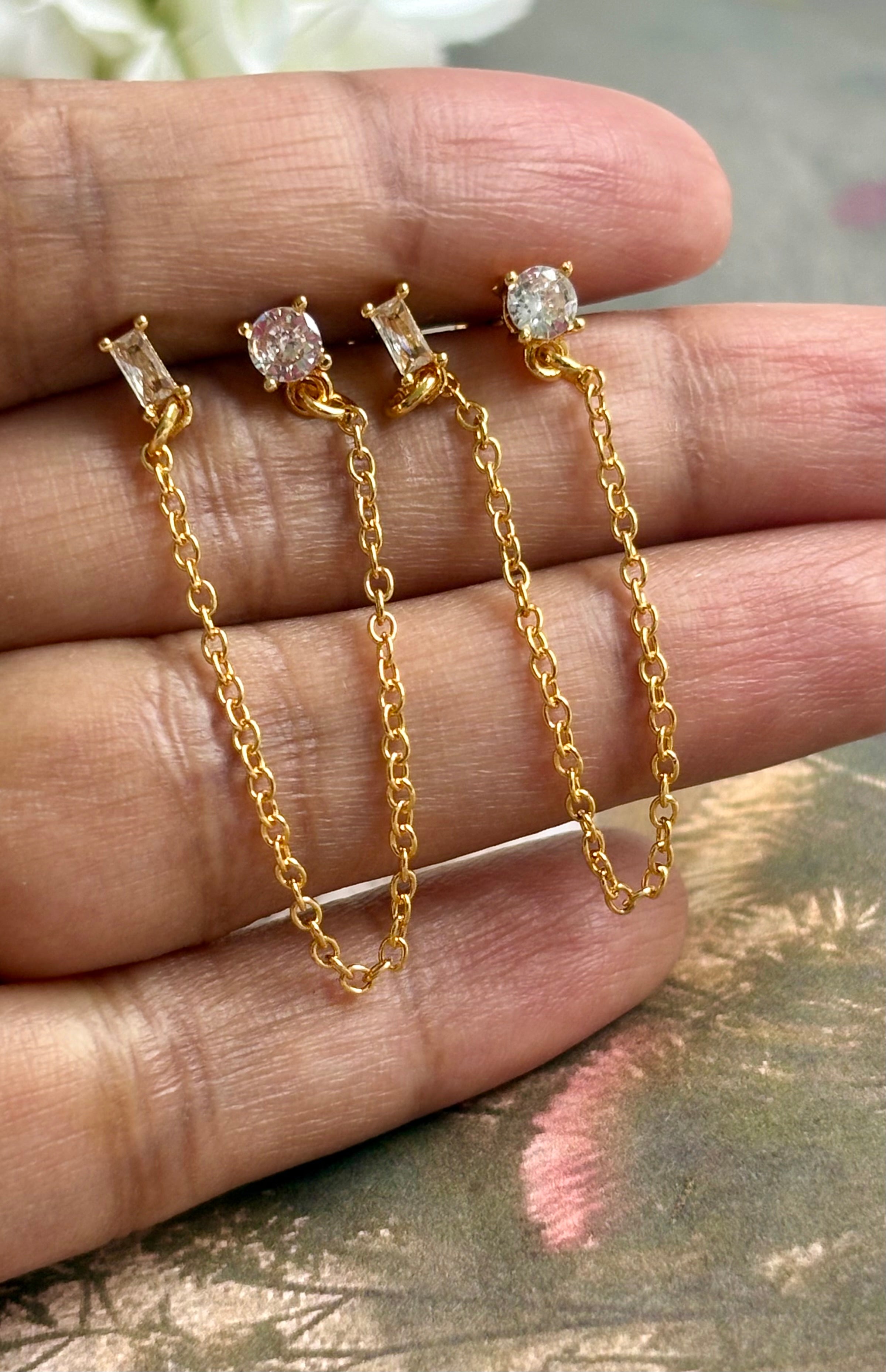Eclipse Chain Ball Back Studs