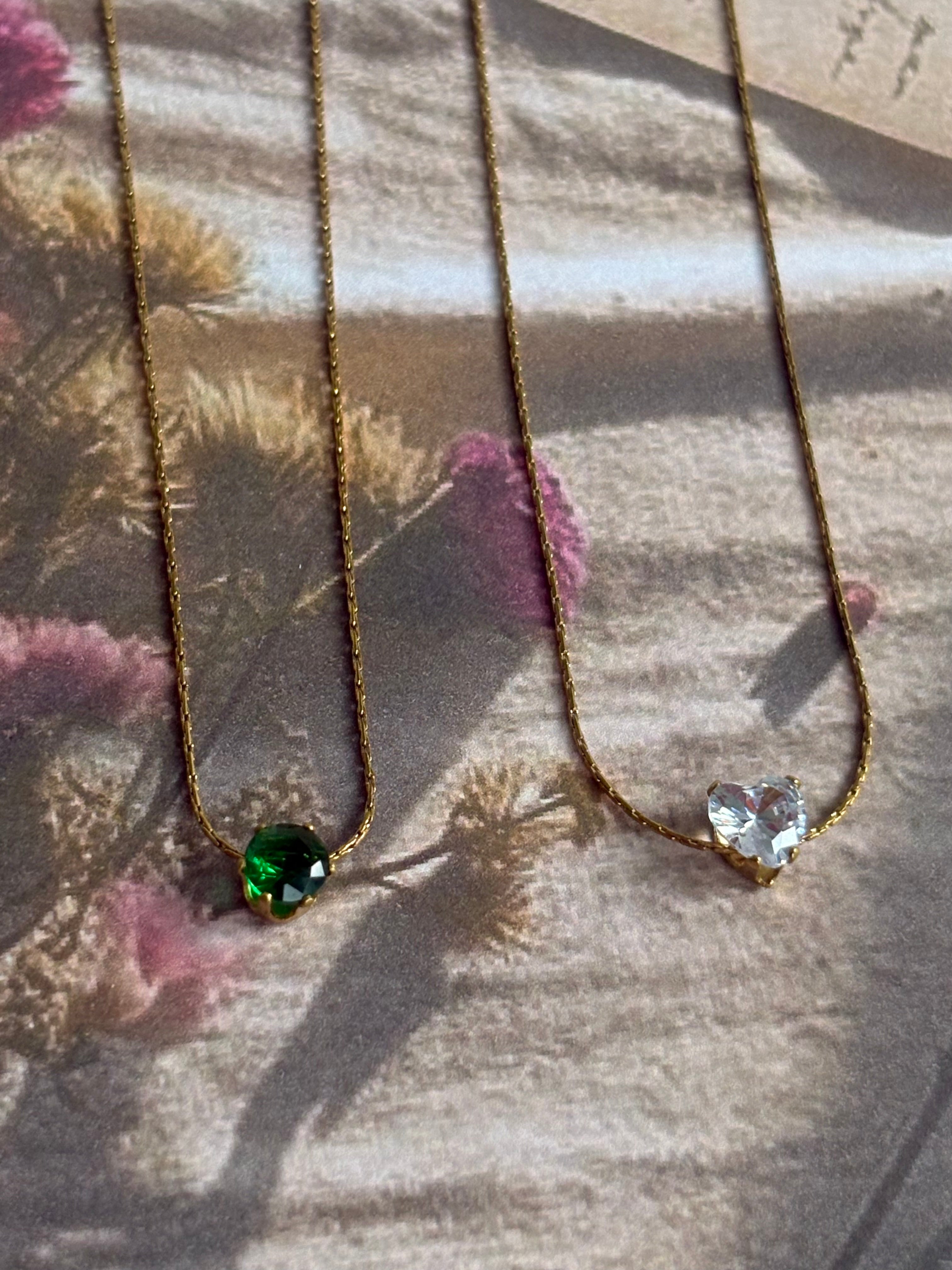 Minimalist Solitaire Necklace
