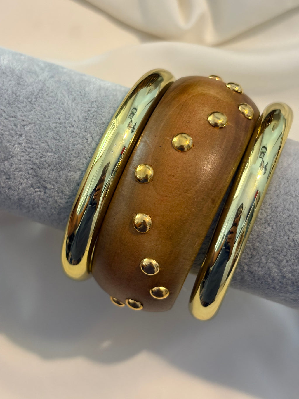 Wooden Bangle Stack 8