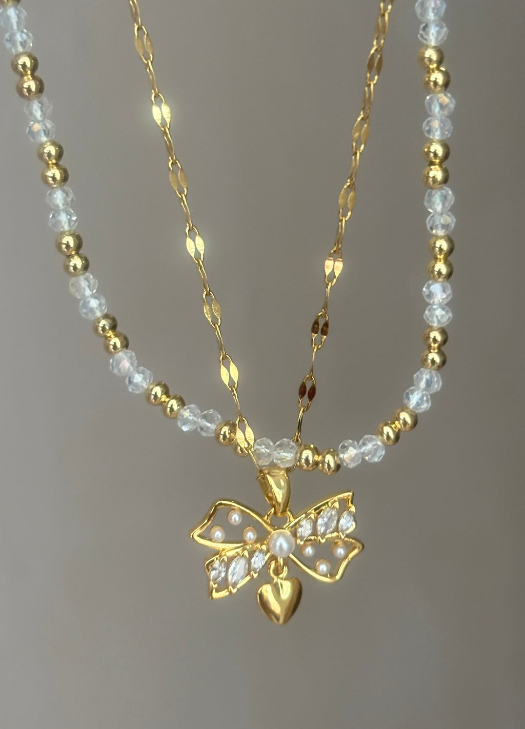 Sweetheart Bow Necklace