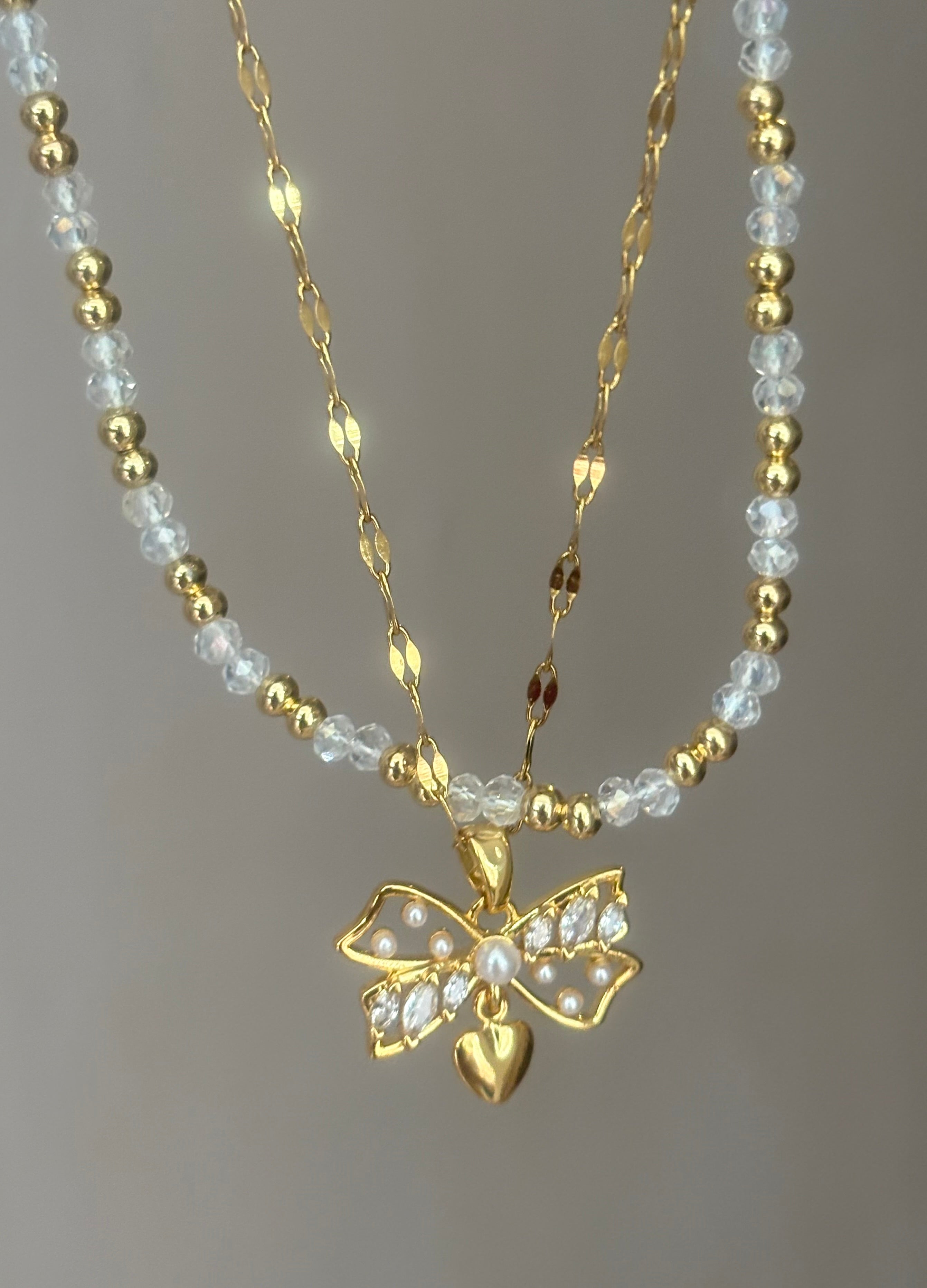 Sweetheart Bow Necklace
