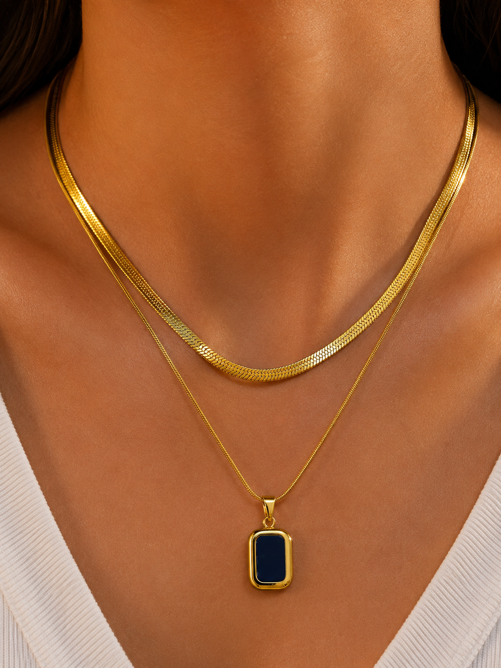 Eclipse Layered Necklace