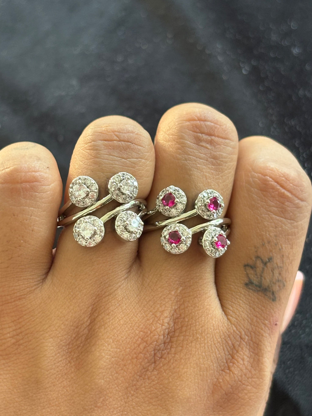 Twin Sparkle Ring