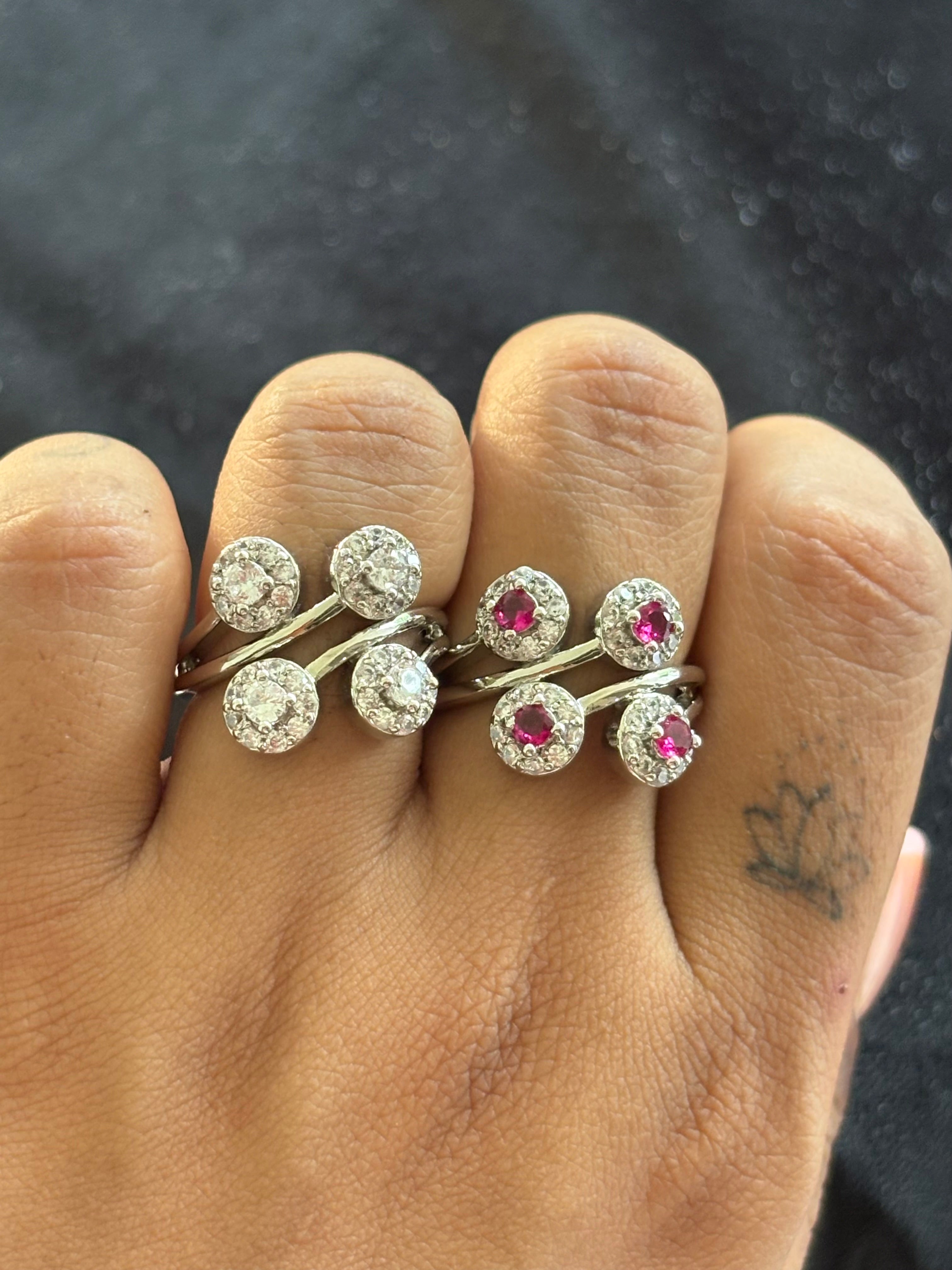 Twin Sparkle Ring