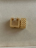 Gilded Square Huggies