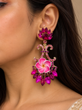 Pink Maharani Earrings