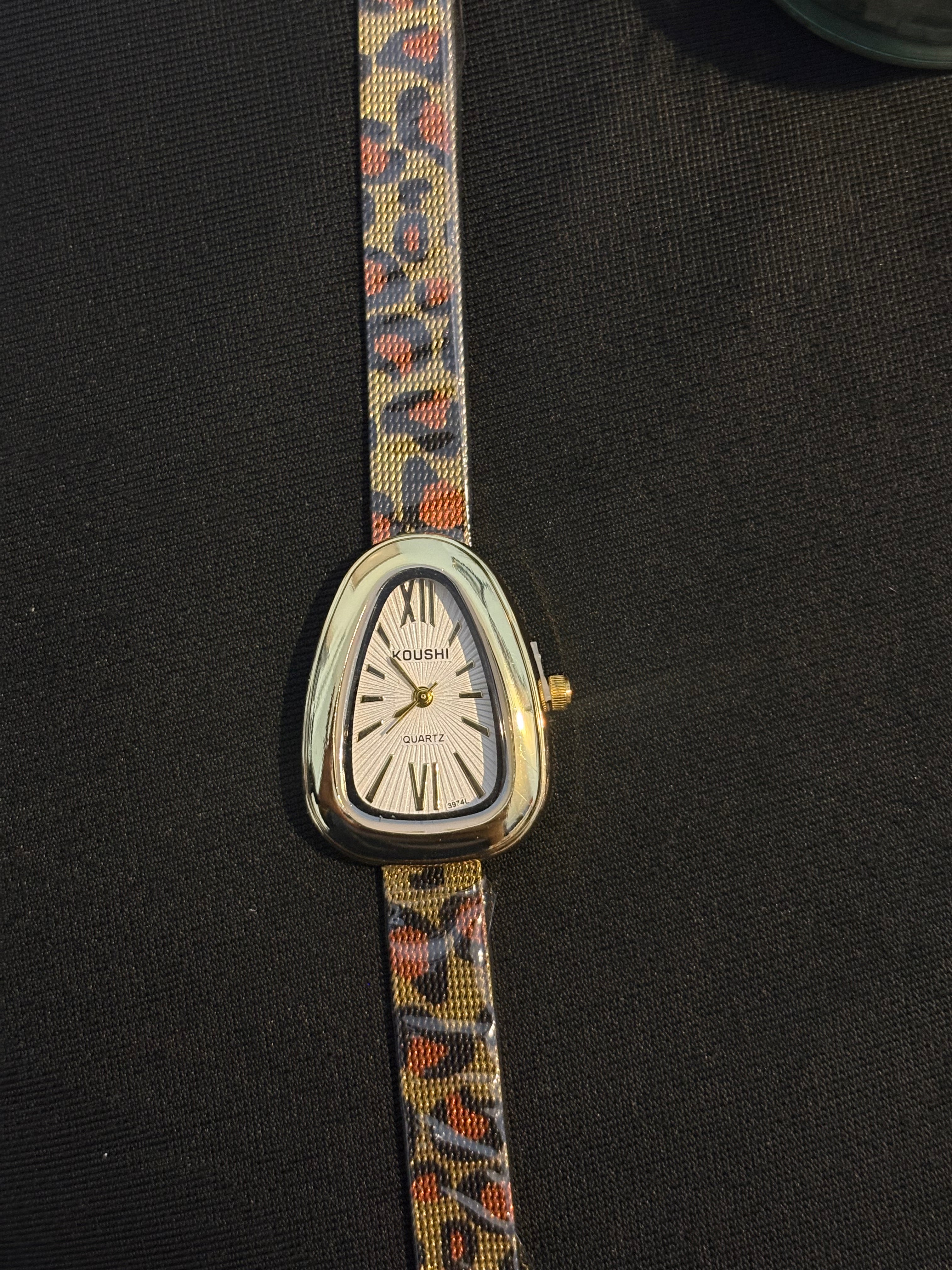 Ivory Leopard Watch