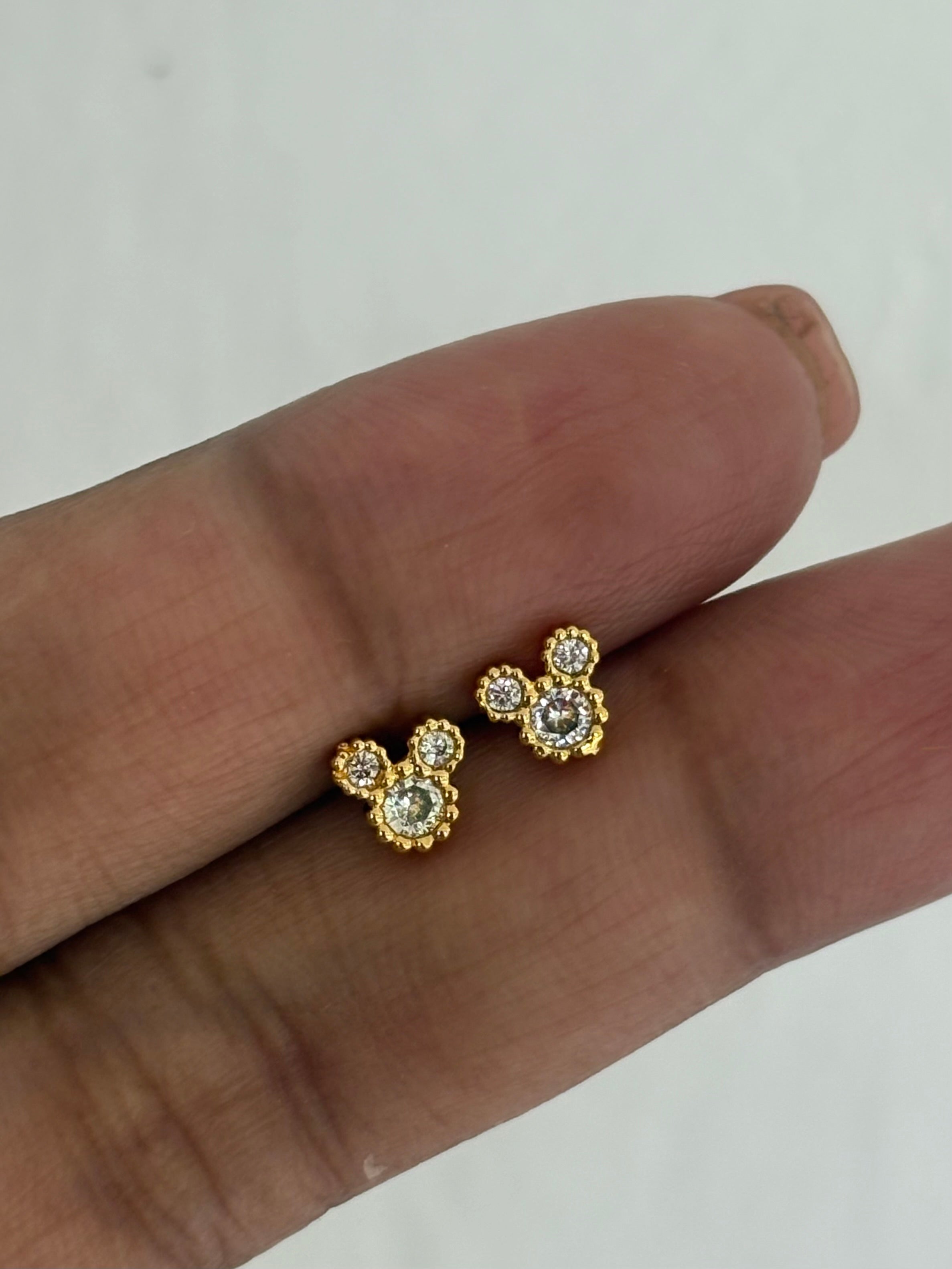 Bear Ball Back Studs