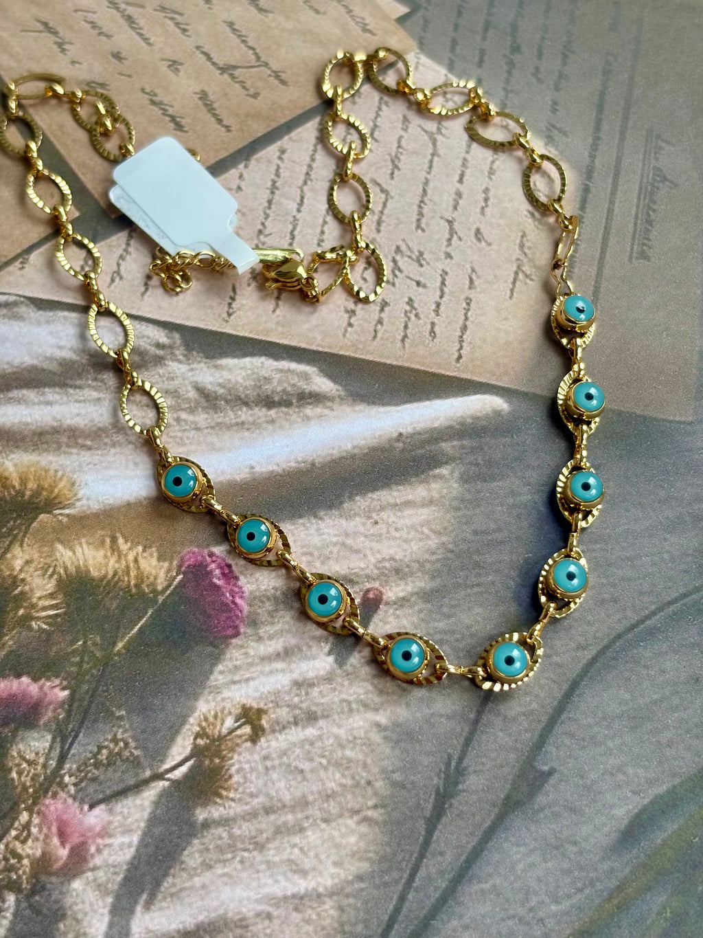 Sapphire Nazar Necklace