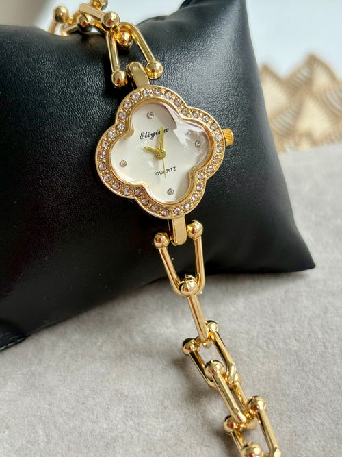Clover Muse Watch - White dial