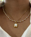 Moonframe Pearl Necklace