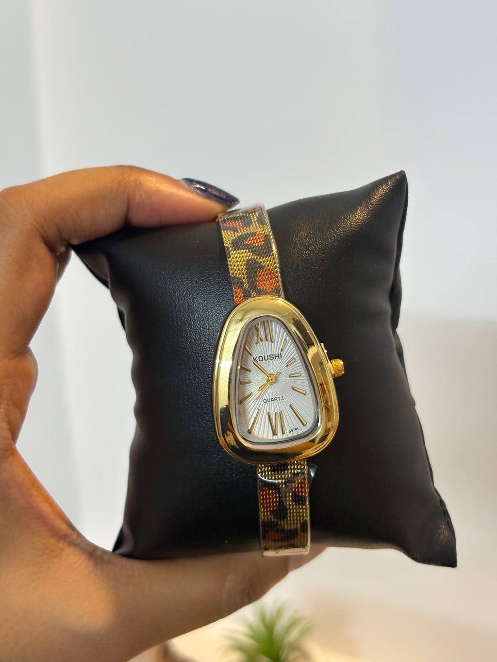 Ivory Leopard Watch