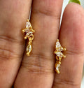 Dangling Marquise Ball Back Studs
