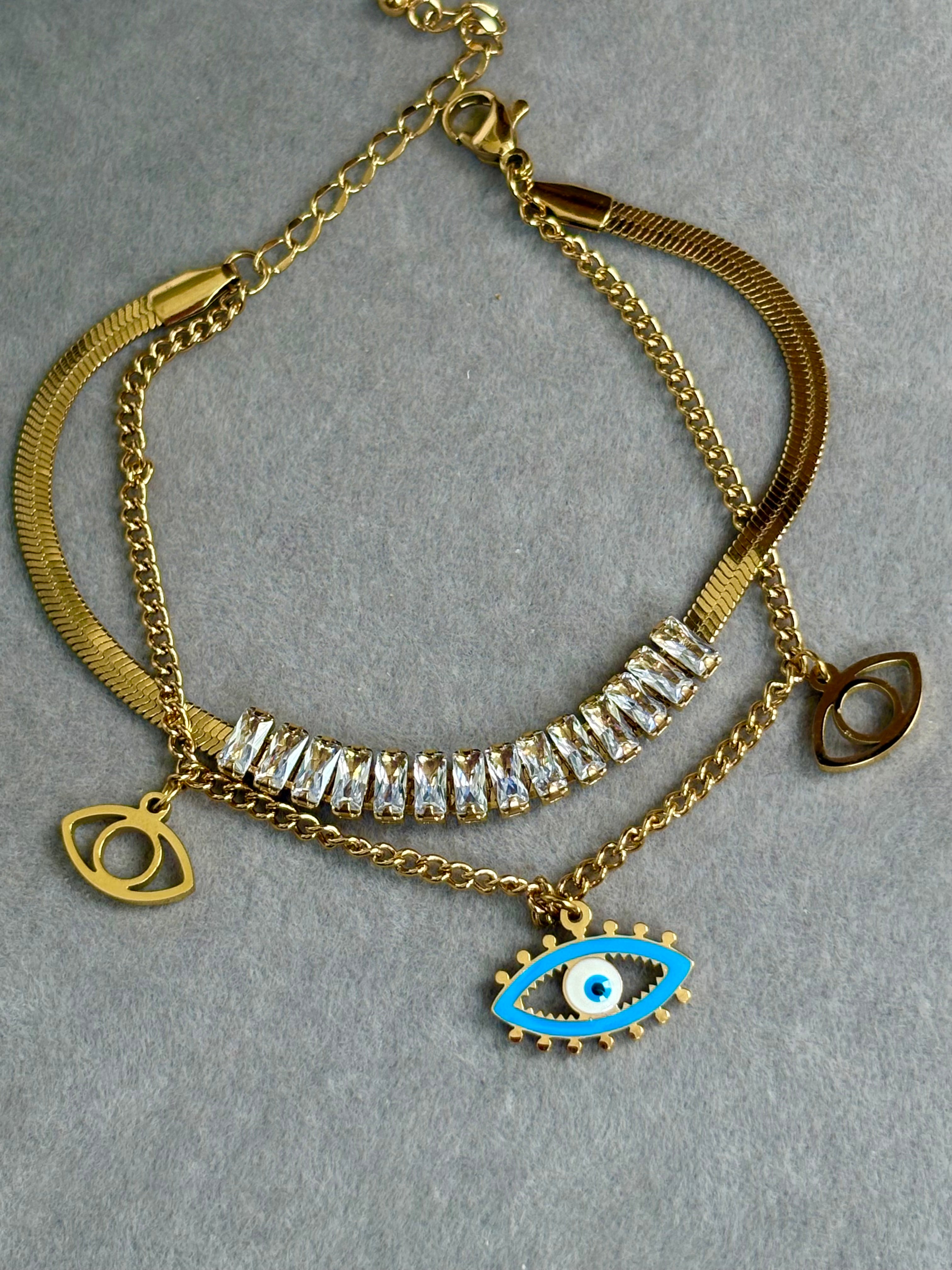 Layered Nazar Bracelet