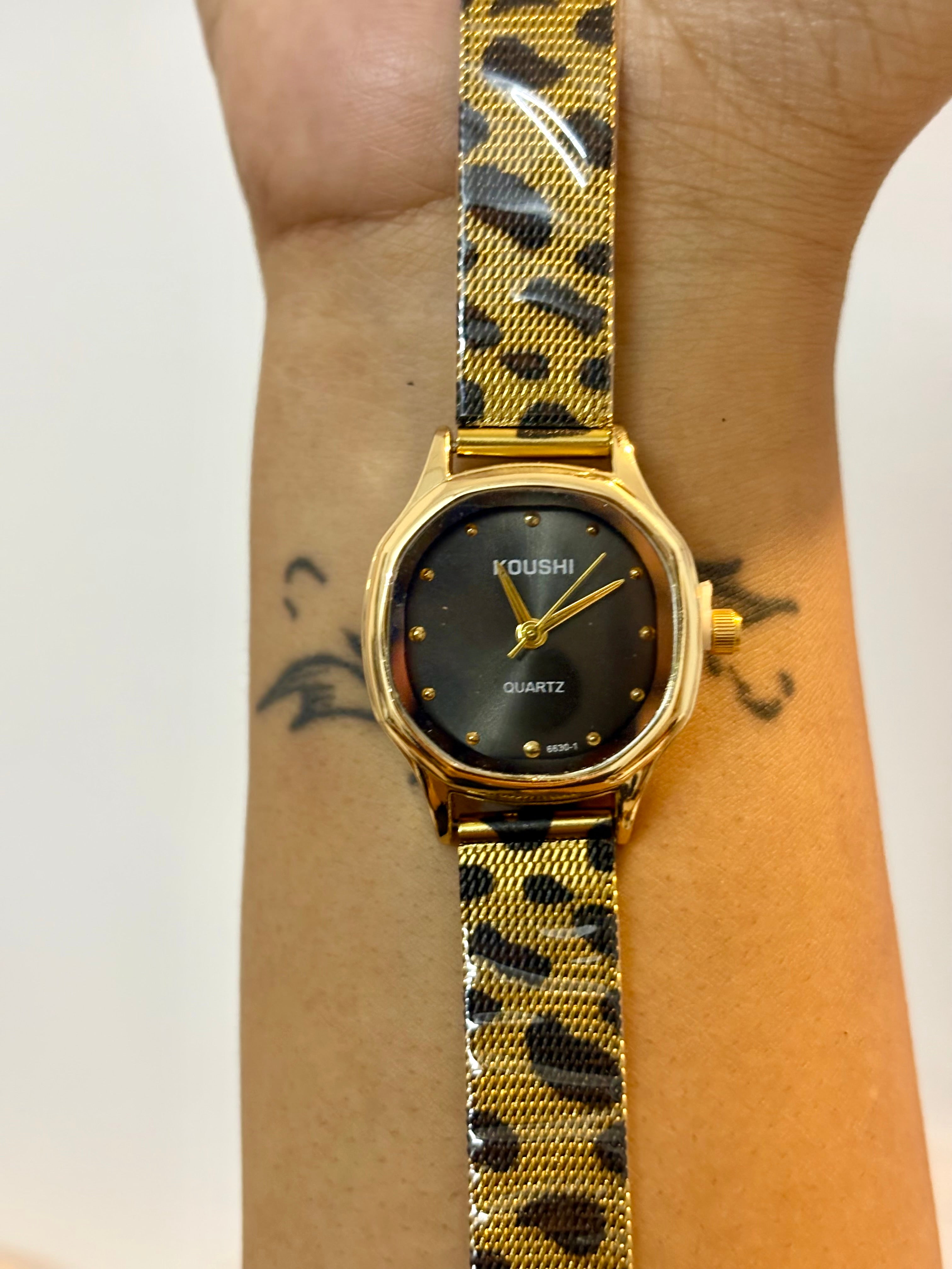 Midnight Leopard Watch
