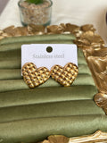 Amora Heart Studs