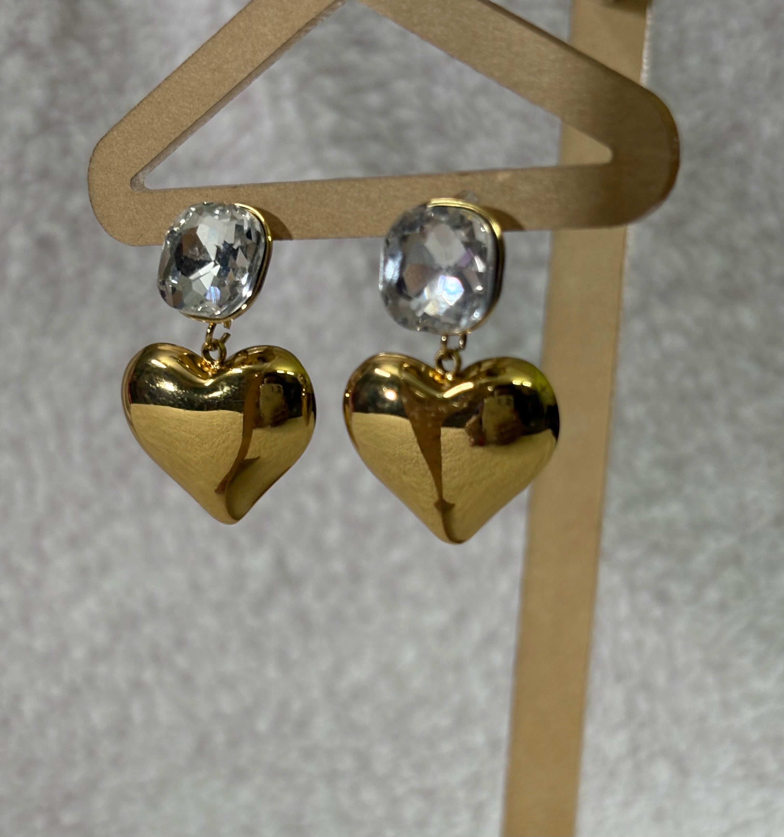Hearty Drops Earrings