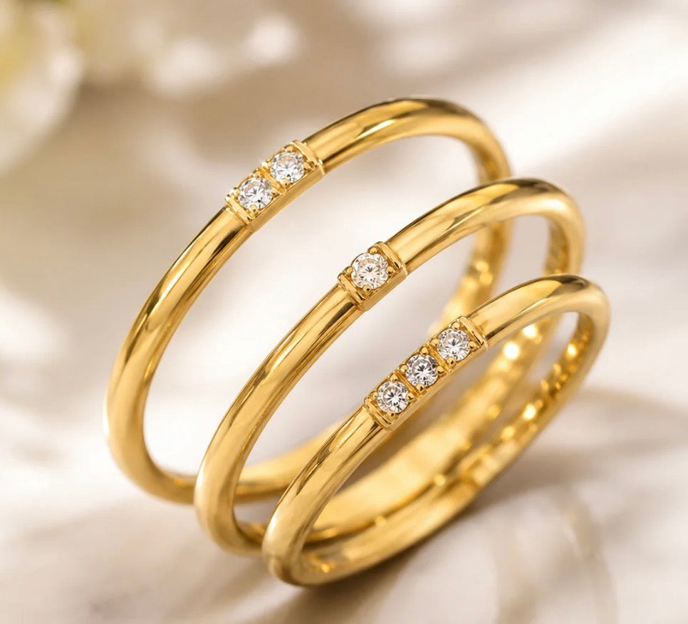 Minimal Ring Stack (set of 3)