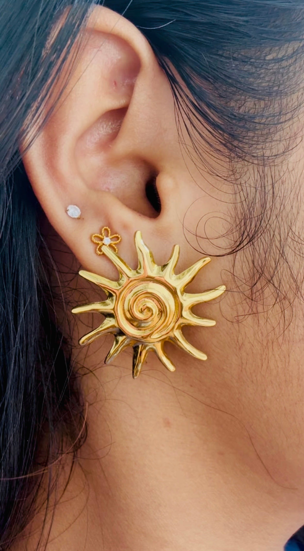 Solstice Spiral Earrings